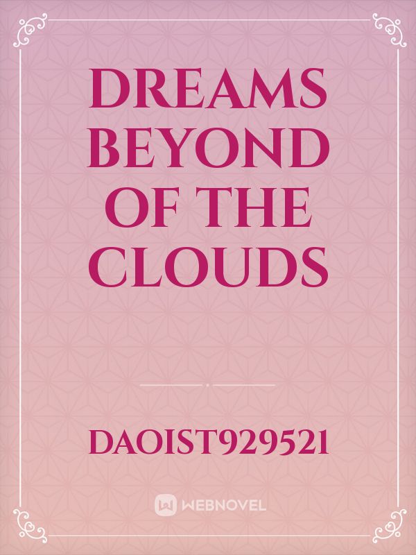 dreams beyond of the clouds Book