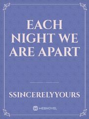 Each Night We Are Apart Book