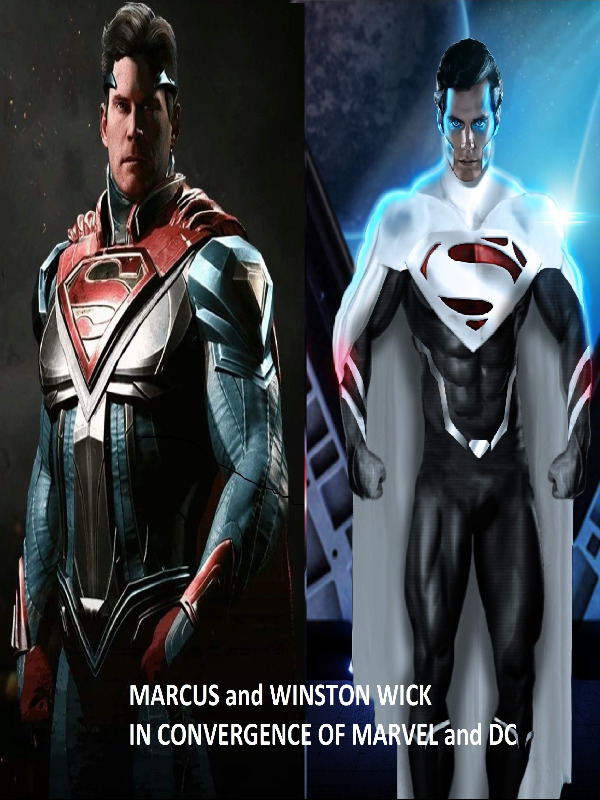 Marcus and Winston Wick in convergence of Marvel and DC Book