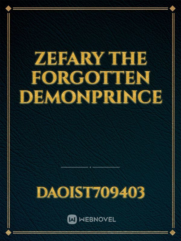 Zefary the forgotten DemonPrince Book