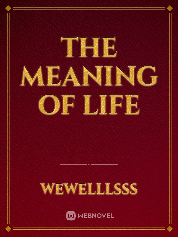 The meaning of life Book