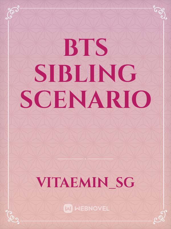 BTS SIBLING SCENARIO Book