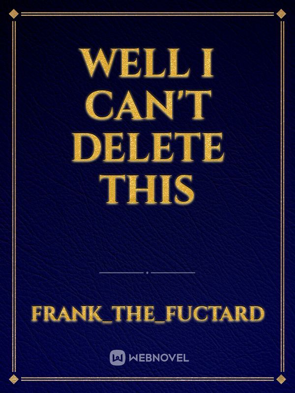 well I can't delete this Book