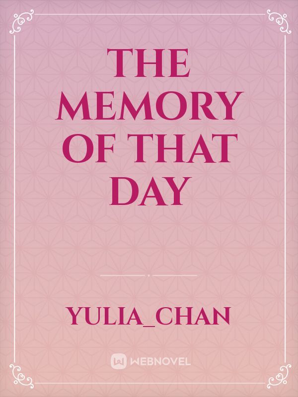 The Memory of That Day Book