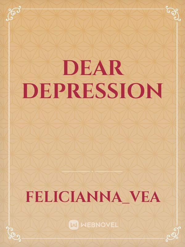 Dear Depression Book