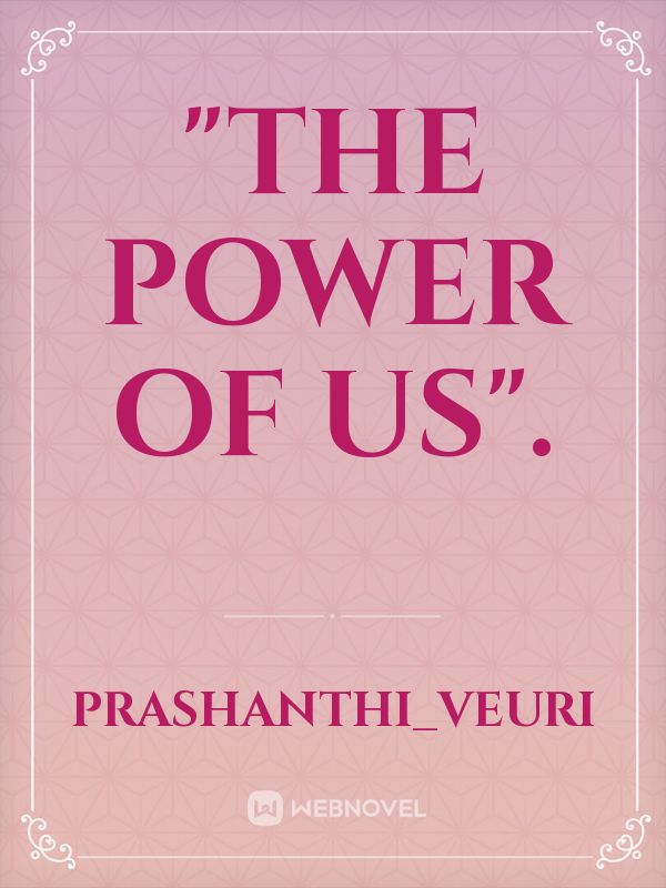 "The power of us". Book