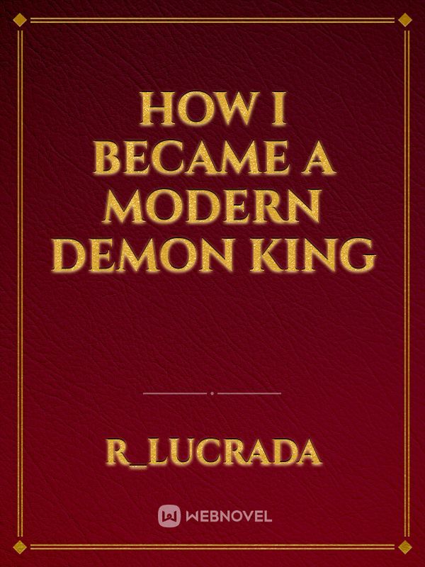 How I became a Modern Demon King Book