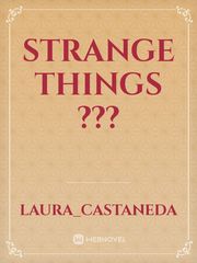 strange things ??? Book
