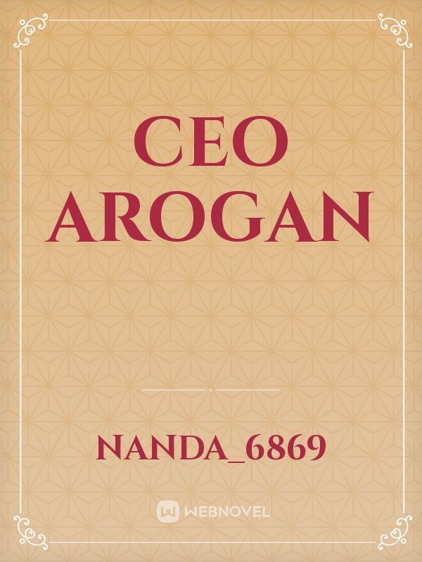 CEO arogan Book