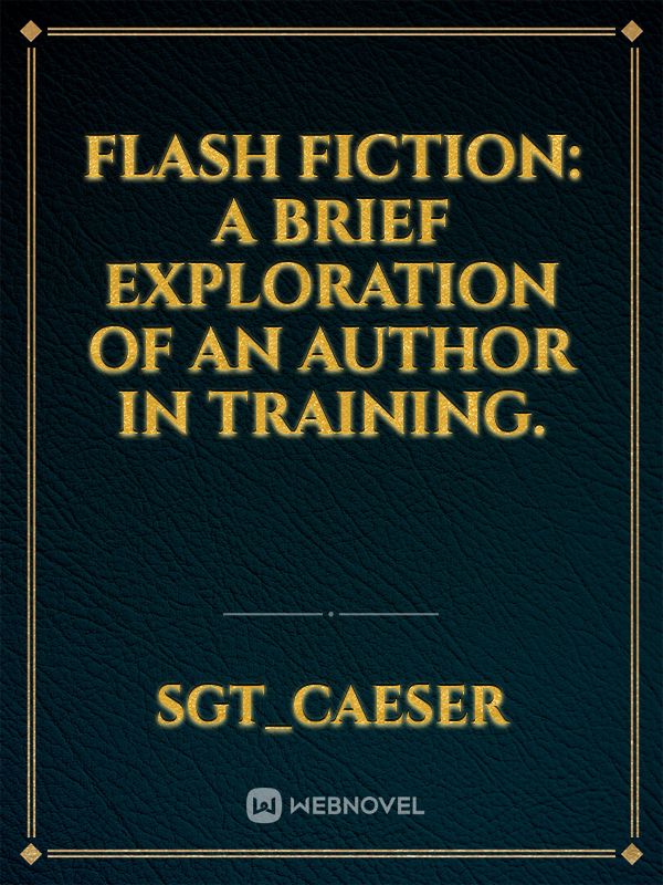 Flash Fiction: A brief exploration of an author in training.