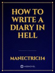 How to write a diary in hell Book