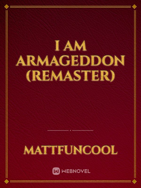 I am Armageddon (Remaster) Book