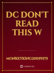Dc don't read this w Book