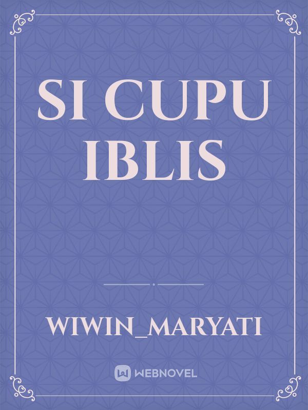 SI CUPU IBLIS Book