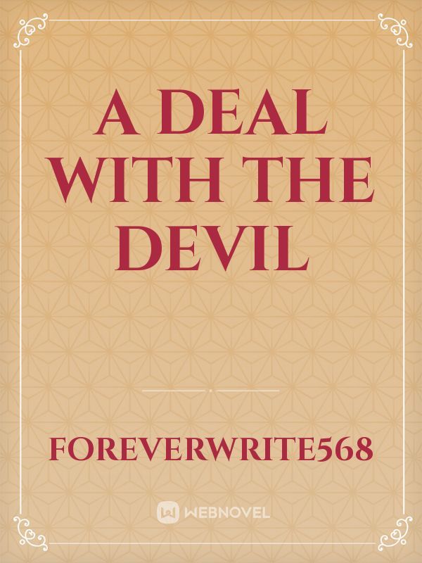 A Deal With The Devil Book