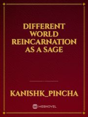 Different World Reincarnation as a Sage Book