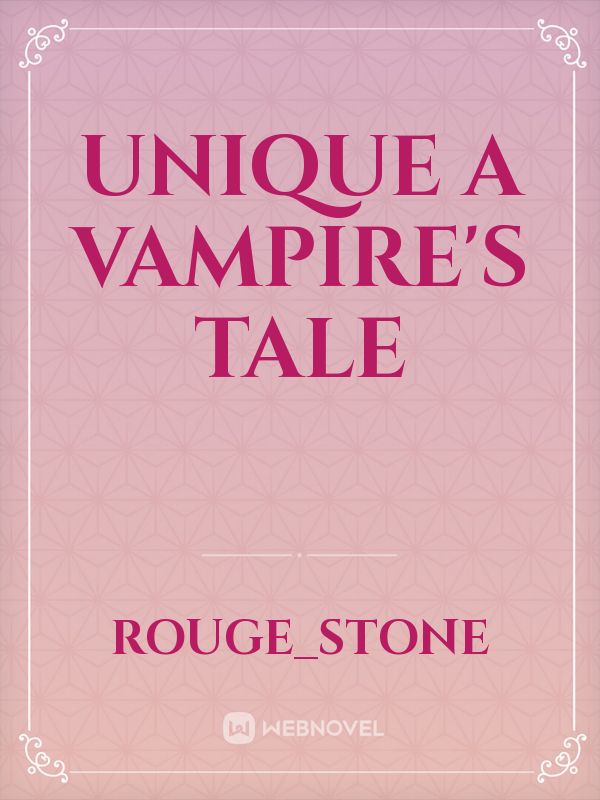 Unique A Vampire's Tale Book