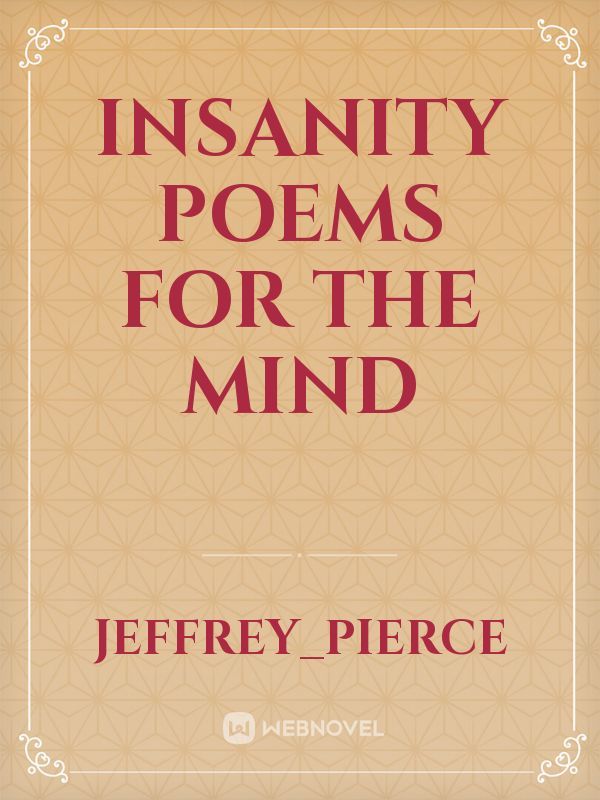 insanity poems for the mind Book