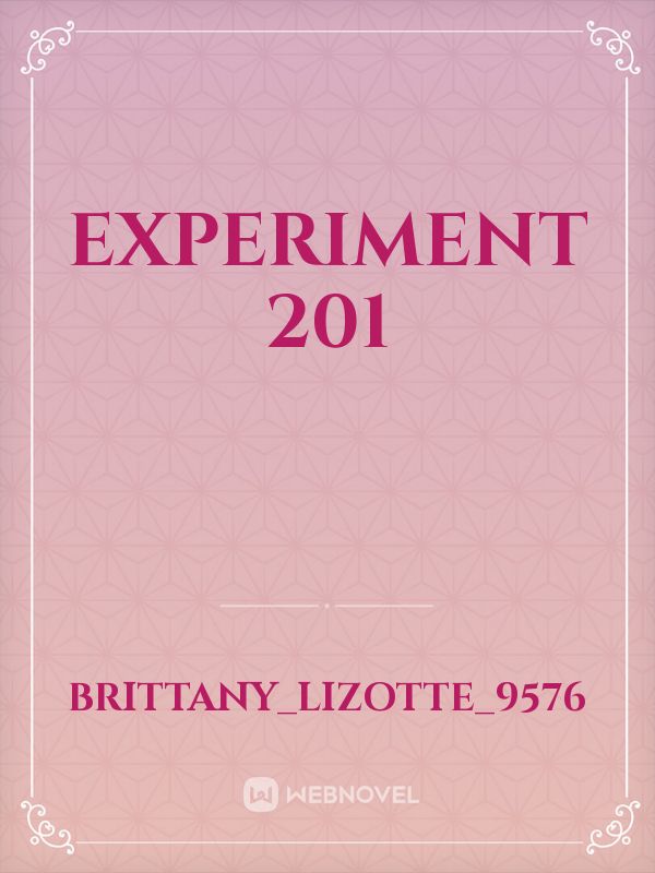 Experiment 201 Book