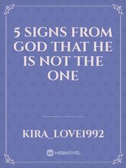 5 Signs from God that he is Not the one Book