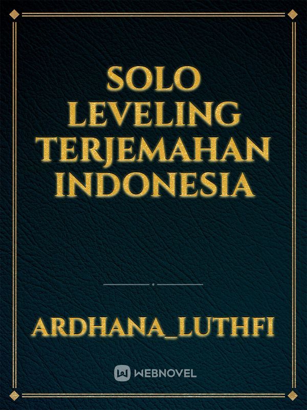 Solo Leveling Terjemahan Indonesia Book