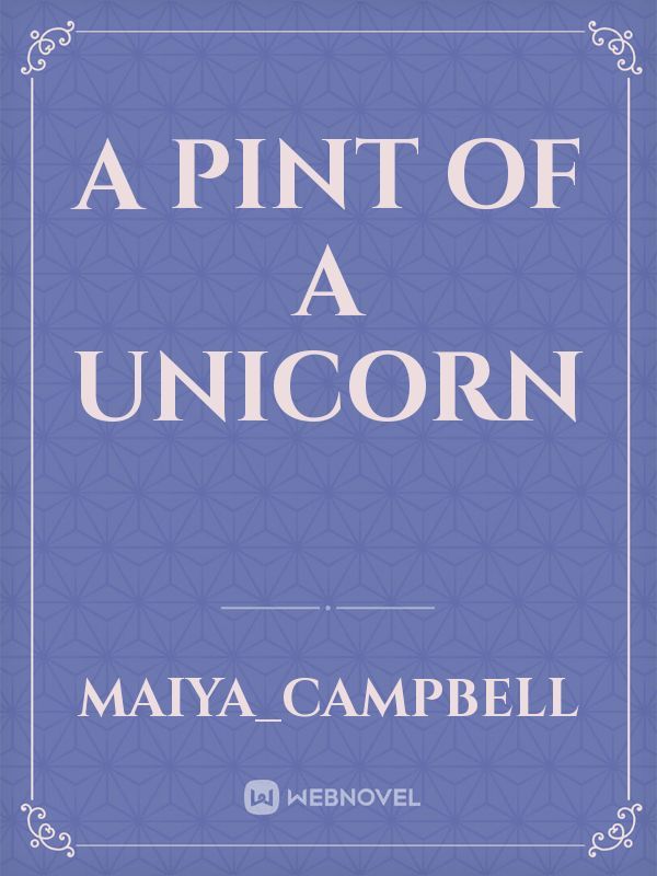 A pint of a unicorn