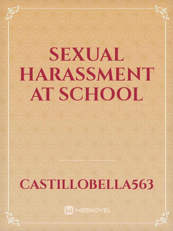 sexual harassment at school