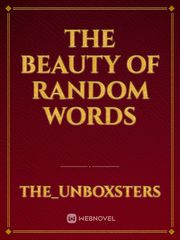 The Beauty Of Random Words Book