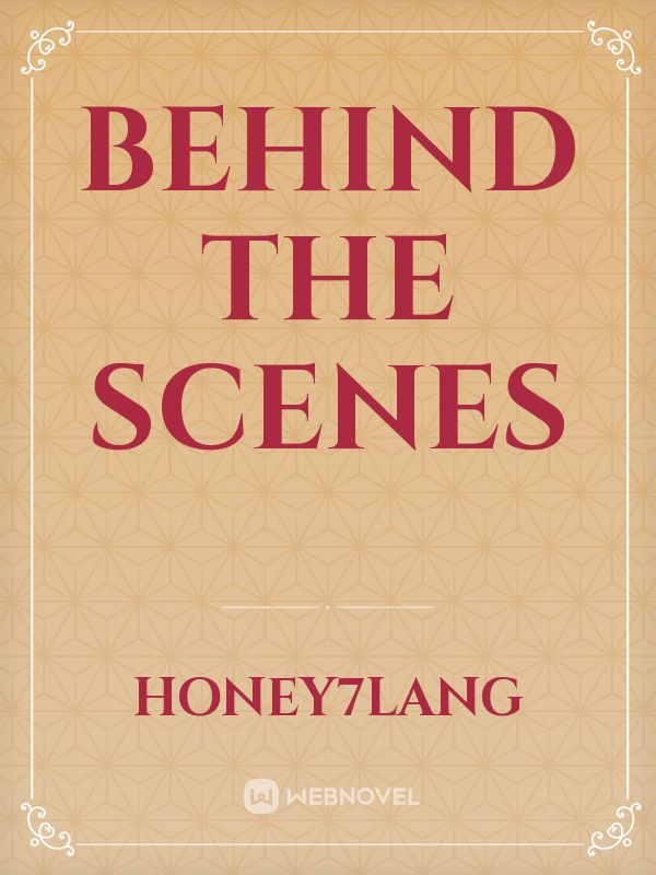 Behind the Scenes Book