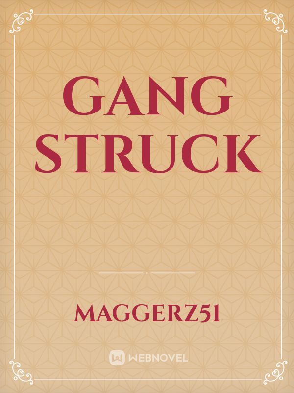 Gang Struck Book