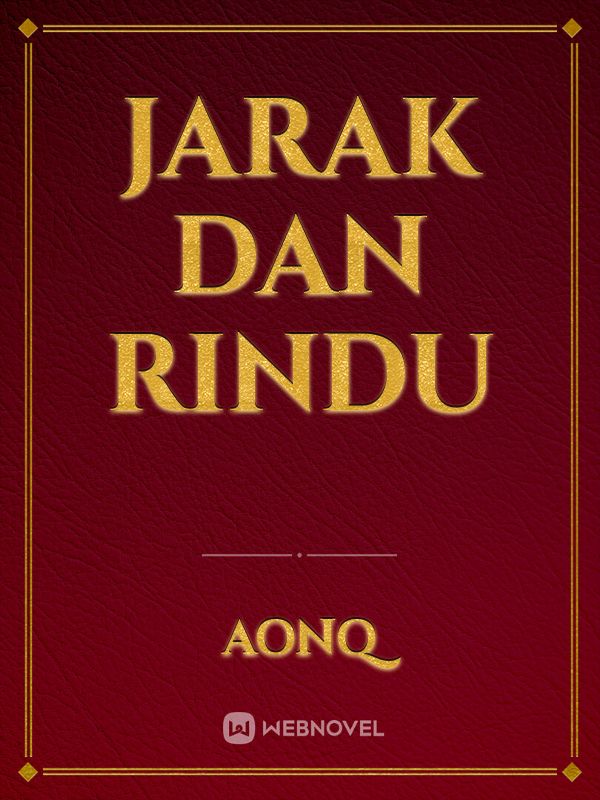 Jarak Dan Rindu Book