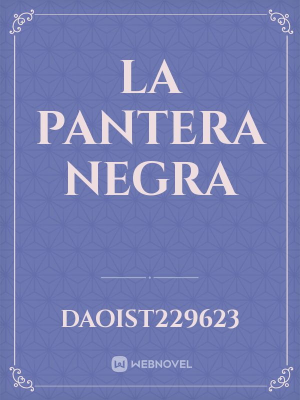 La Pantera Negra Book