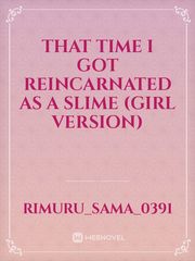 That Time I got reincarnated as a slime (girl version) Book