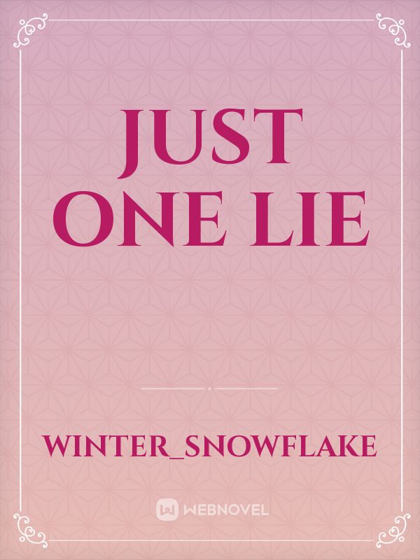 just one lie Book