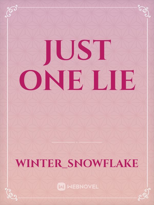 just one lie Book