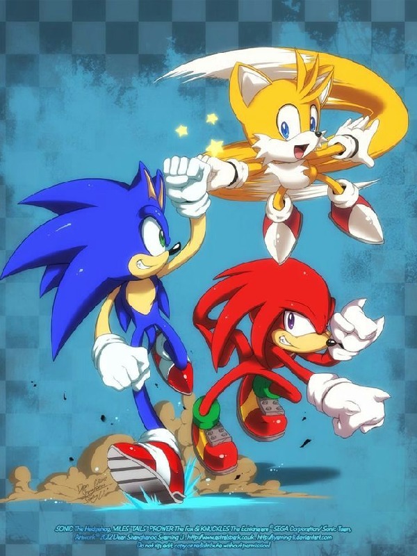 Sonic + Knuckles + Tails VS Giant Robotnik, Sonic 2