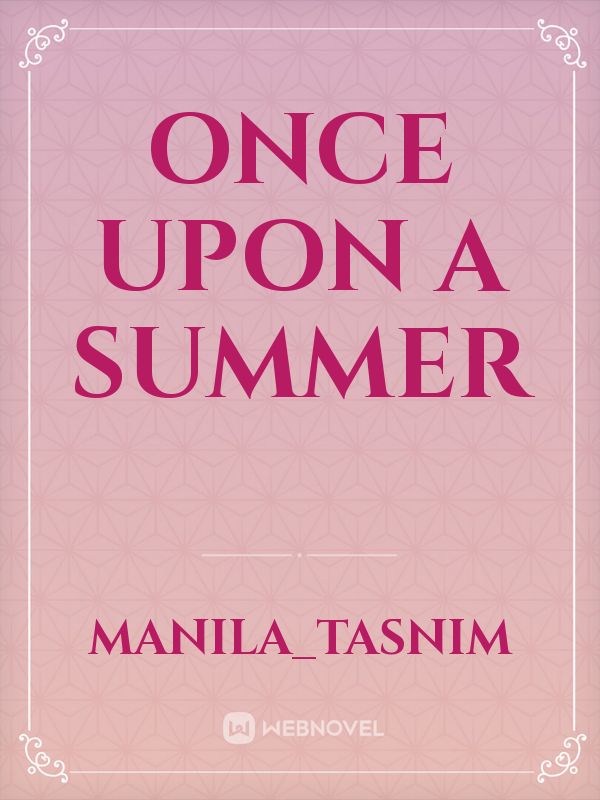 Once upon a summer Book