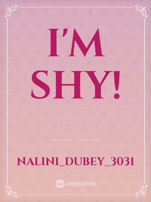 I'm shy! Book