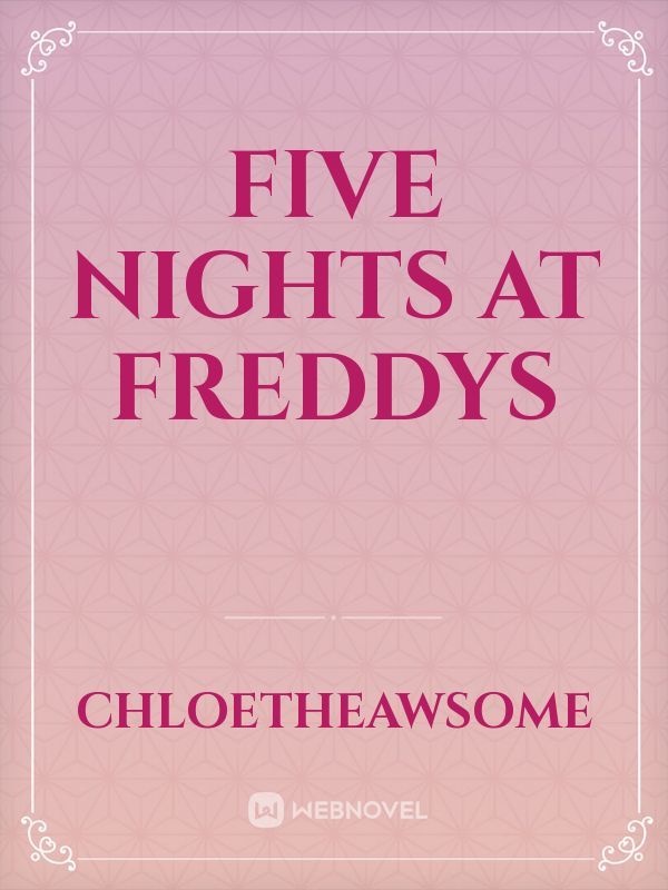Five Nights At Freddys Book