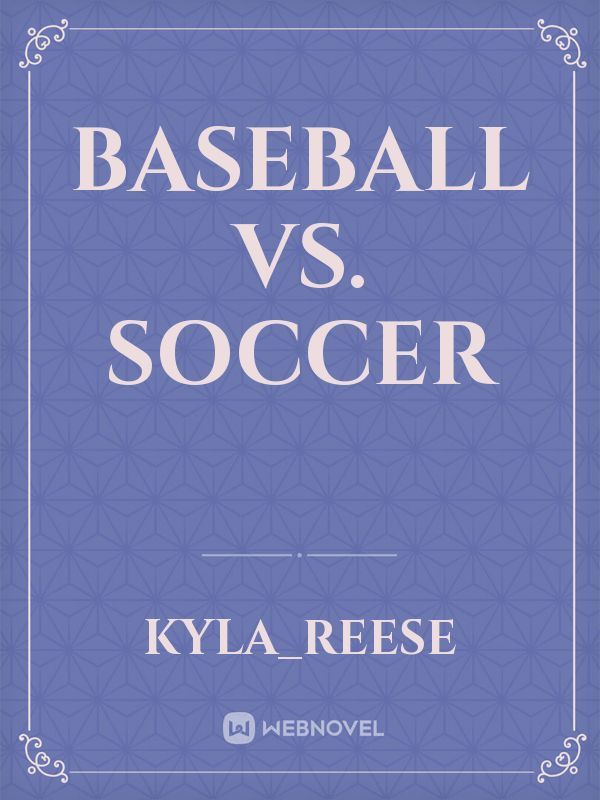 Baseball vs. Soccer Book