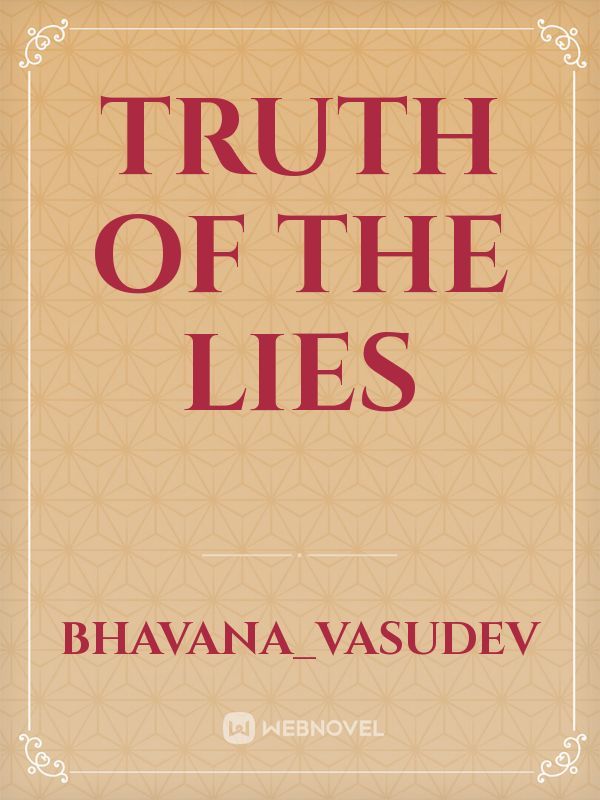 Truth of the lies Book