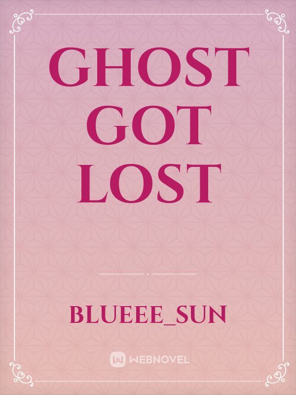 ghost got lost Book