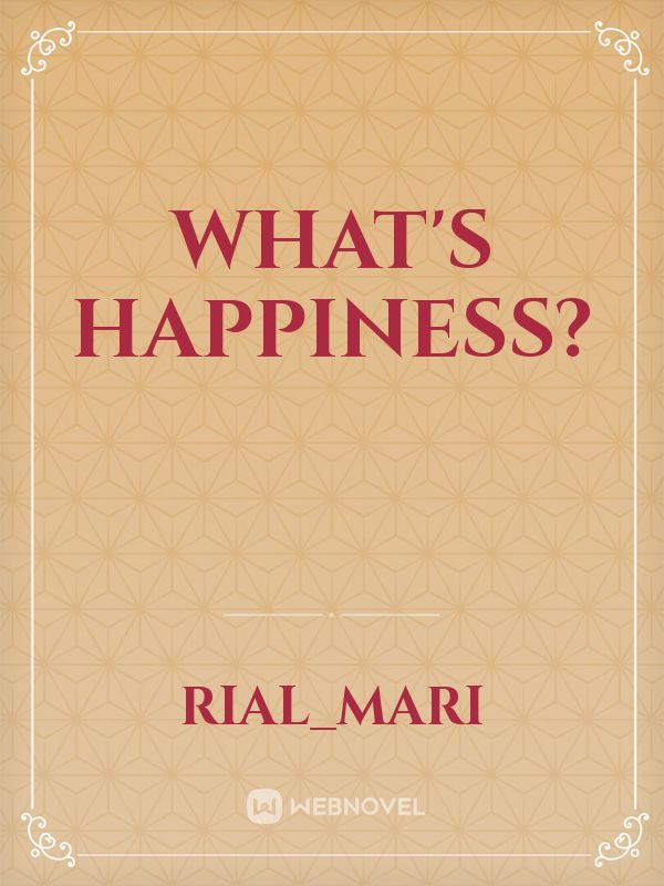 What's happiness? Book