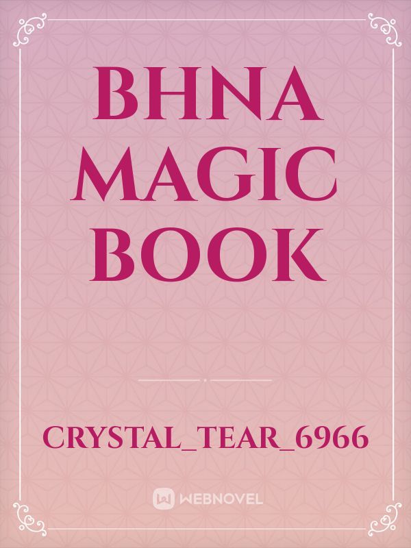 BHNA magic book