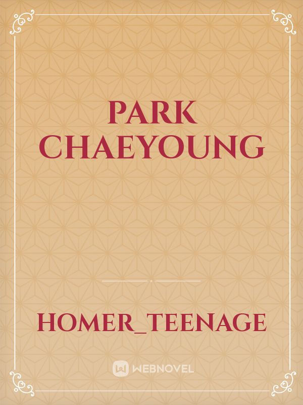 park Chaeyoung Book