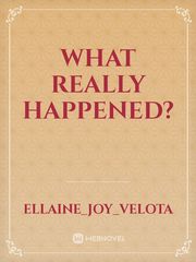 What really happened? Book
