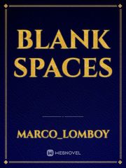Blank Spaces Book