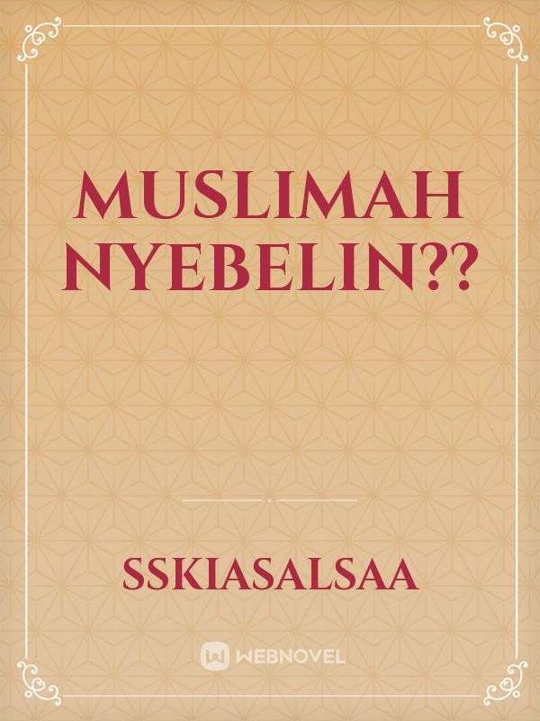 Muslimah Nyebelin?? Book