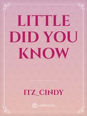 Little Did You Know Book