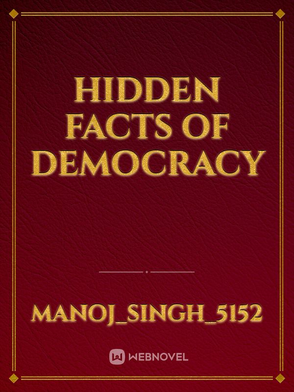 Hidden Facts of Democracy Book